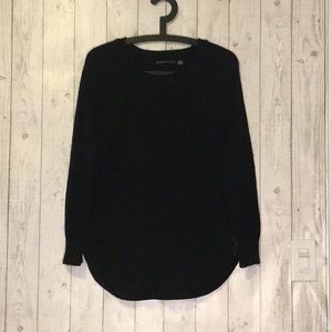 Women’s L Black Waffle Knit Sweater